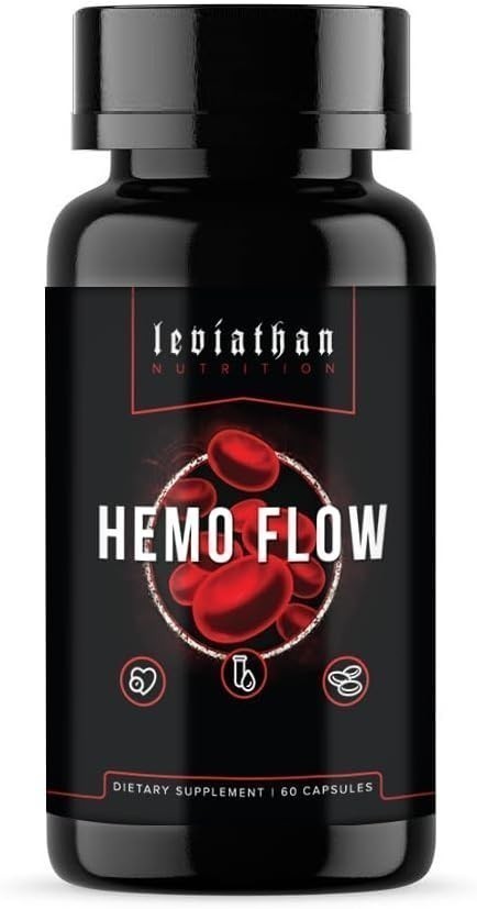 Leviathan Nutrition Hemo Flow Supplement with Nattokinase for Nitric Oxide