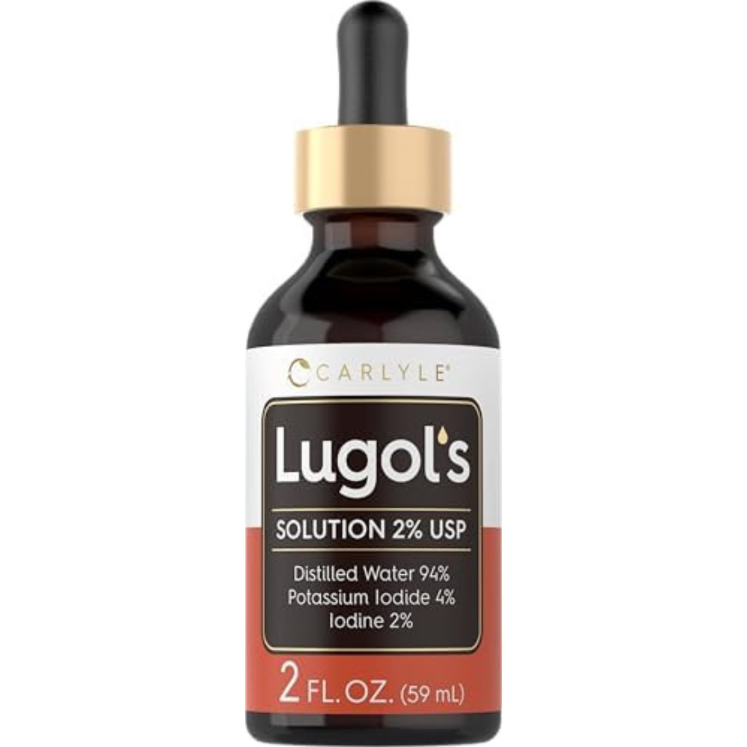 Lugols Iodine 2 Percent 2 Fl Oz Potassium Iodide and Solution