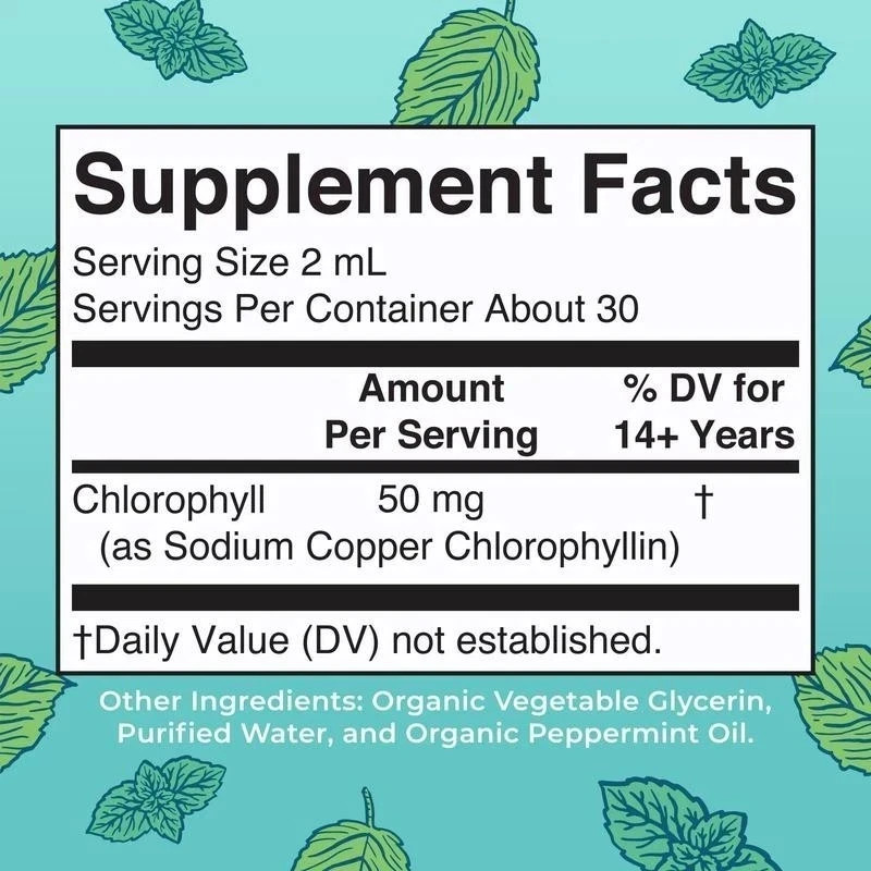 MaryRuth’ s Chlorophyll Liquid Drops | | Vegan | Certified Project Label Clean |