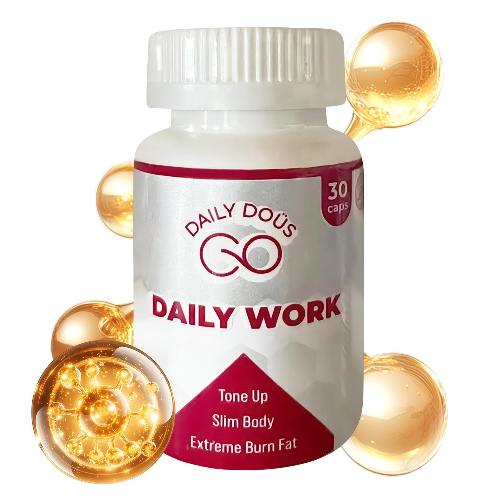 Daily Work Pills *** Brand Fresh And Sealed *** By Daily Dous / Skinny 365