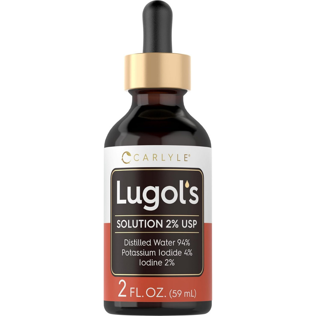 Lugols Iodine 2 Percent 2 Fl Oz Potassium Iodide and Solution