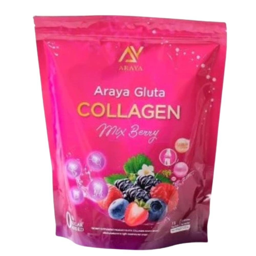 8X Araya Collagen Mix Berry Dietary Supplement Nourish Bones Joints Skin Health