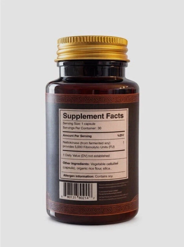 Maia Nattokinase 5000 FU Natural Circulation Support 2 Pack 30 Caps – FreeShip