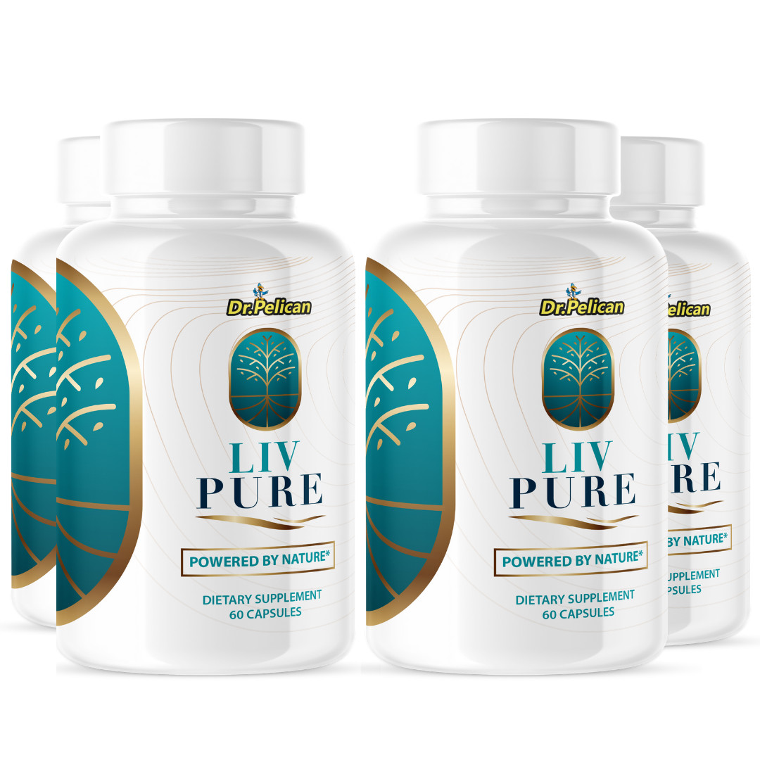LivPure- Liver Support- 4 Bottles- 240 Capsules