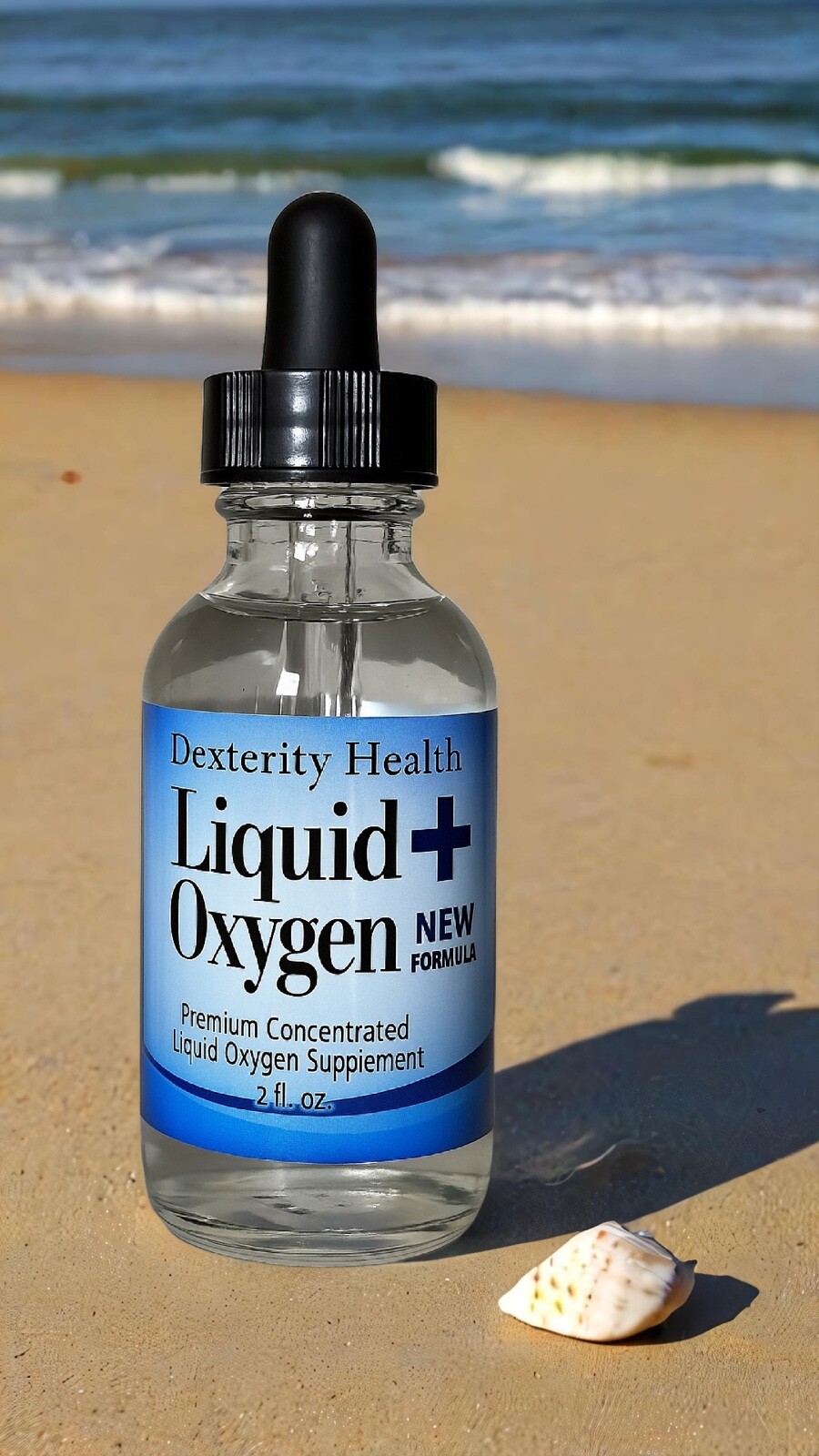 LIQUID OXYGEN DROPS 1 BOTTLE 2 OZ NEW FORMULA ADVANCED ENERGY HEALTH