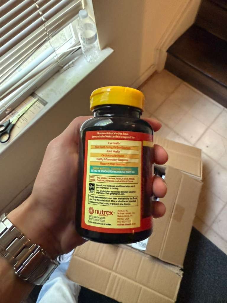 Bioastin Hawaiian Astaxanthin 12mg 120 softgels 2 PACK