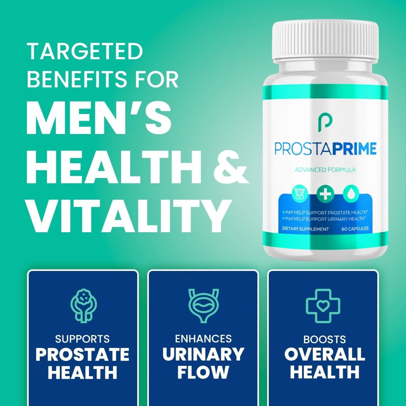(5 Pack) ProstaPrime Prostate Supplement for Men – Prosta Prime Bladder table…