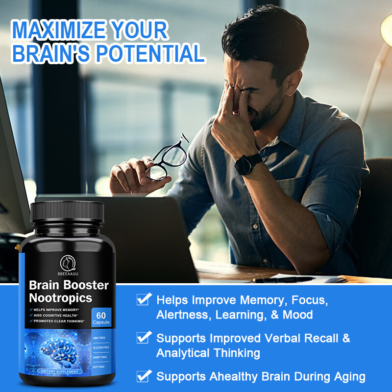 Brain Health & Memory Booster, Focus Function, Clarity Nootropic Supplement