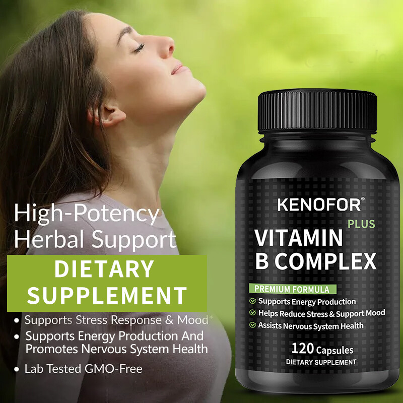 Vitamin B Complex 30/60/120Capsules Helps Reduce Stress Immune Support Pills