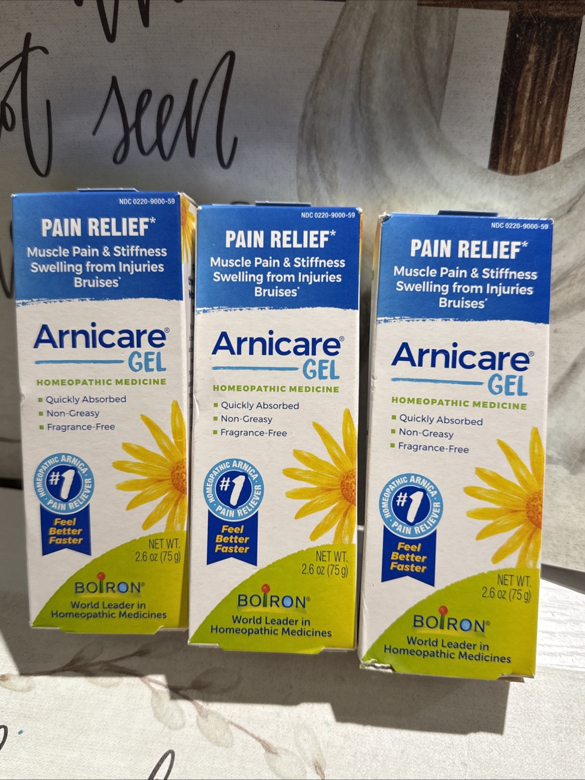 Arnicare Arnica GEL 2.6 oz ( 3 pack ) Exp 12/26