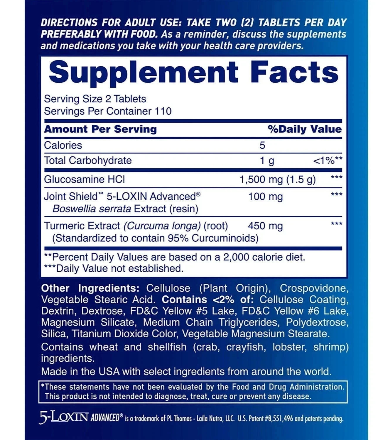 Osteo Bi-Flex Triple Strength with TURMERIC / 220 ct. / NEW & SEALED / Exp 2027