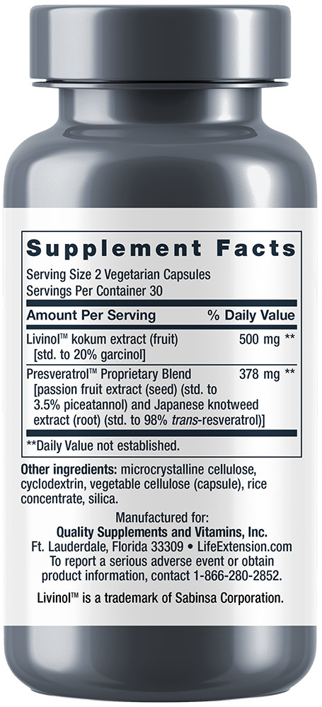 Life Extension GeroProtect Stem Cell 5X60 Caps Trans-Resveratrol/Livinol