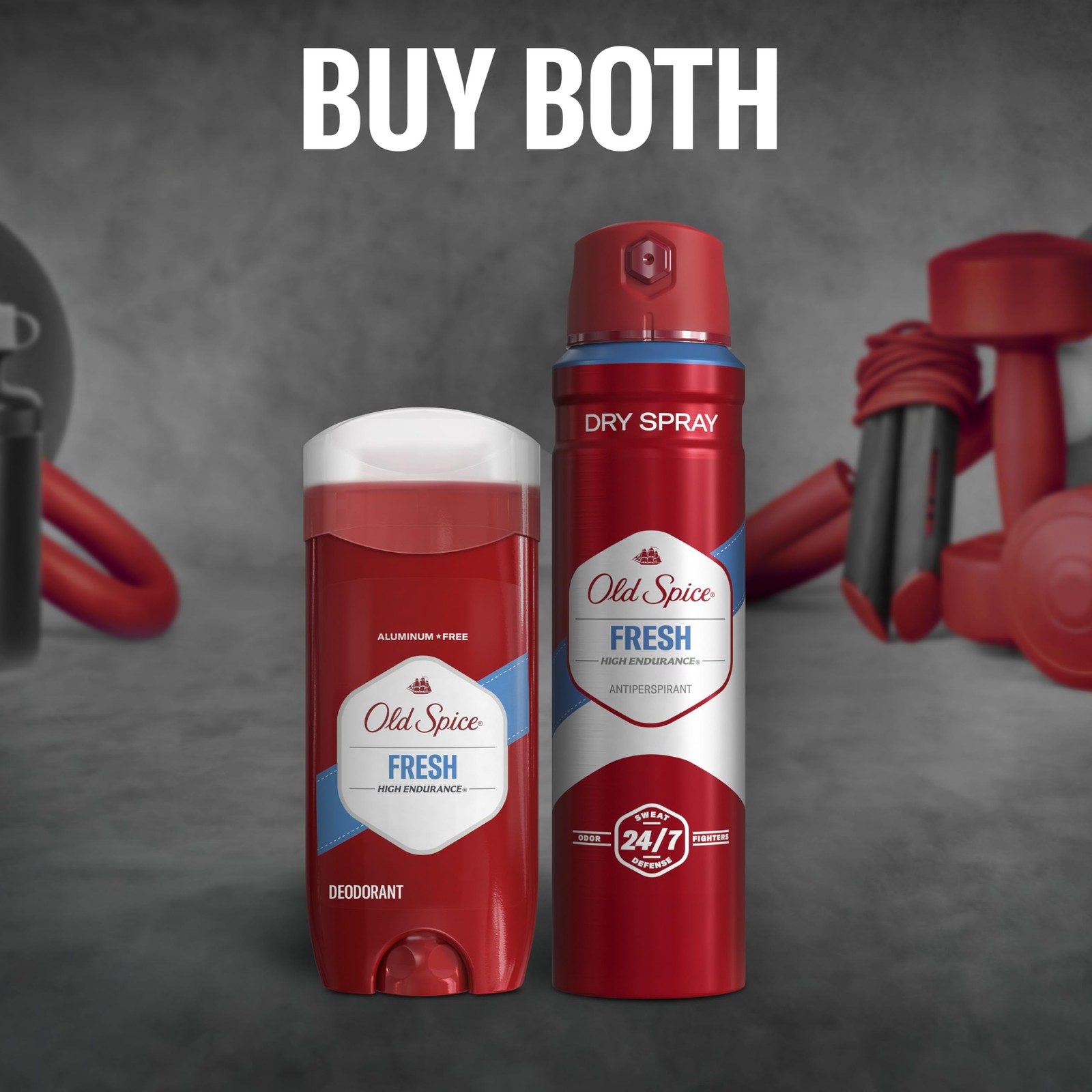 Old Spice Aluminum Free Deodorant For Men, High 3.4 Ounce (Pack of 3)