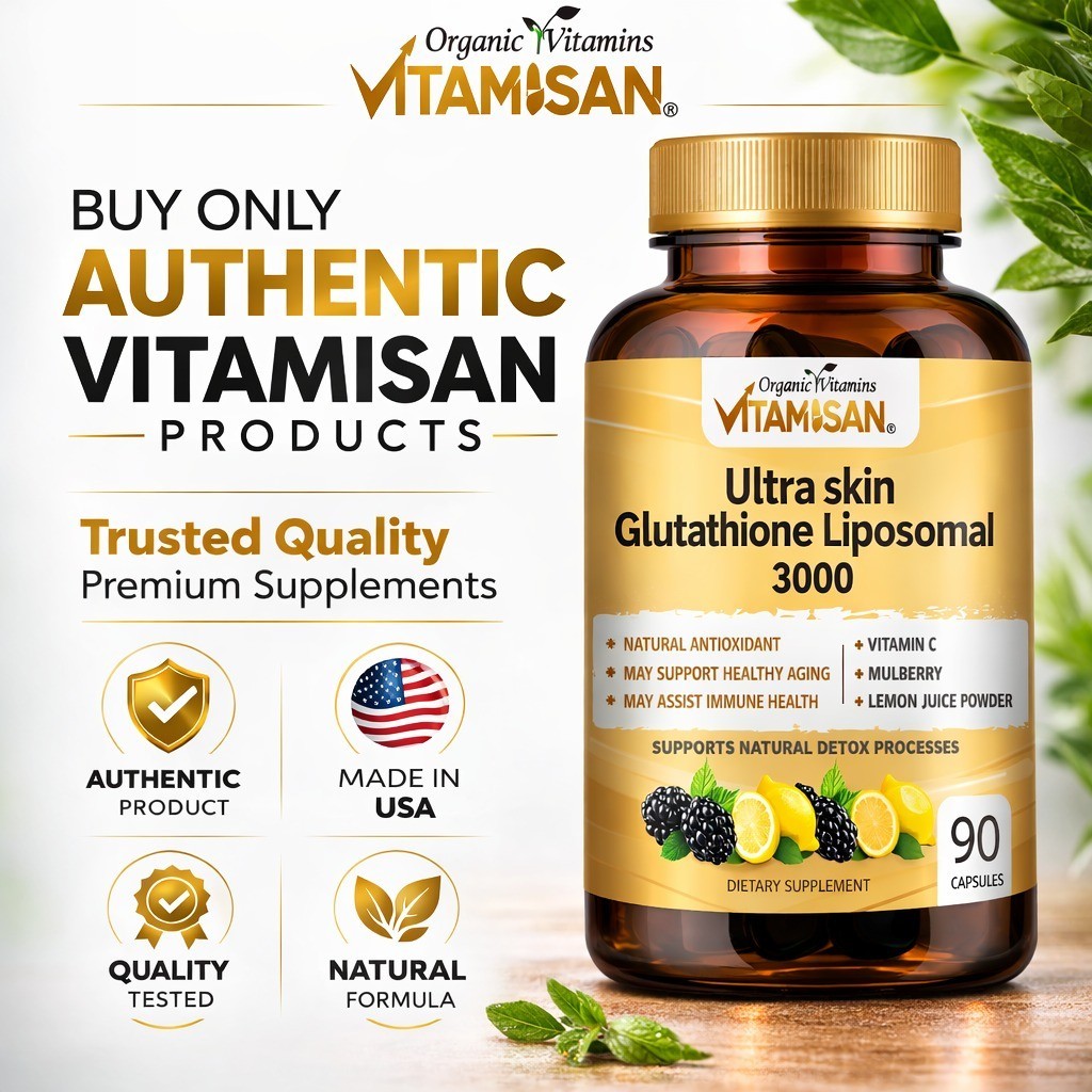 2 Pack Liposomal Glutathione 3000mg + Vitamin C Antioxidant Skin 180 Caps