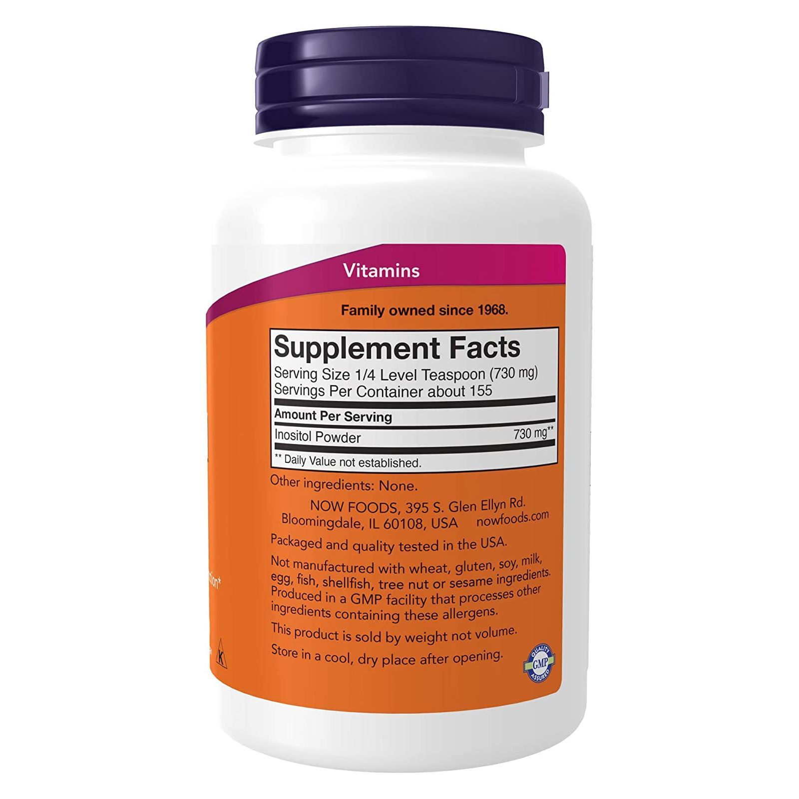 NOW FOODS Inositol Powder Vegetarian – 4 oz.