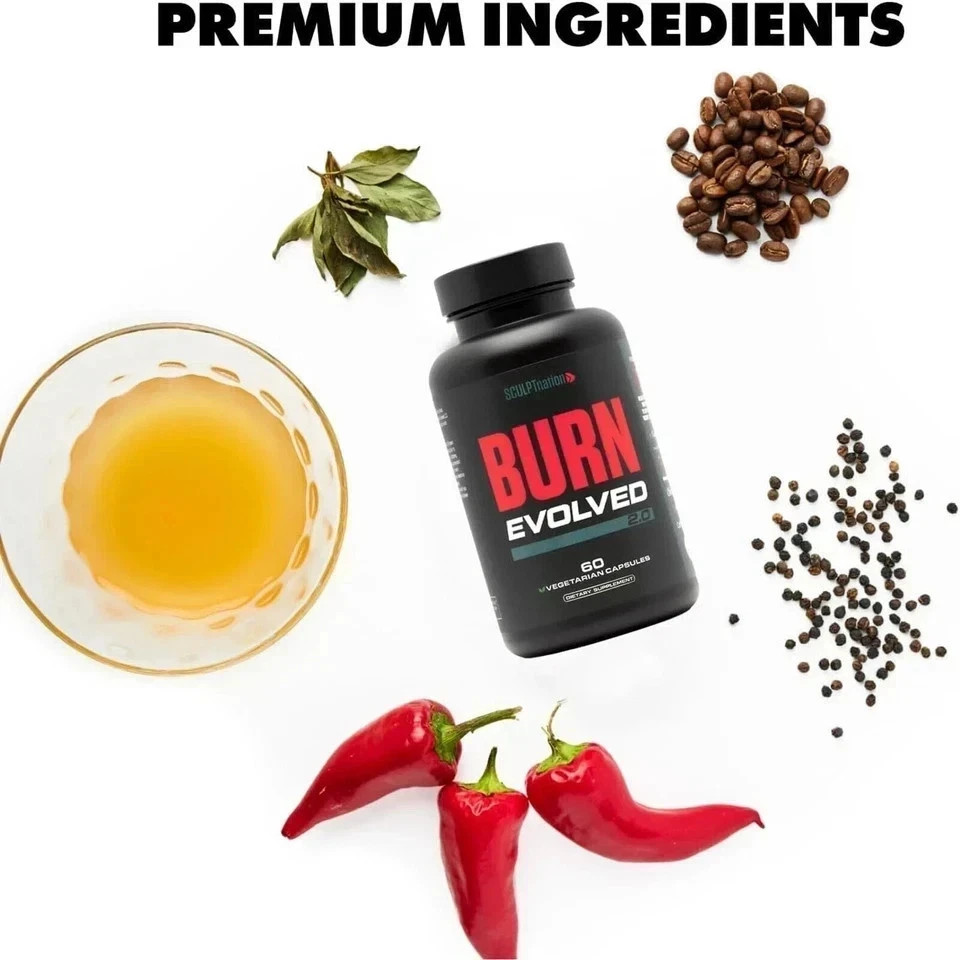 Sculptnation Fat Burn Evolved Thermogenic Burner Weight Loss -Sealed / Pack of 5
