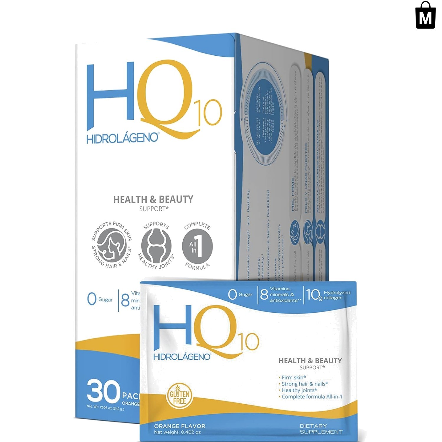 Hydrolyzed Collagen Powder – Anti-Aging Formula in 30 Delicious Sachets