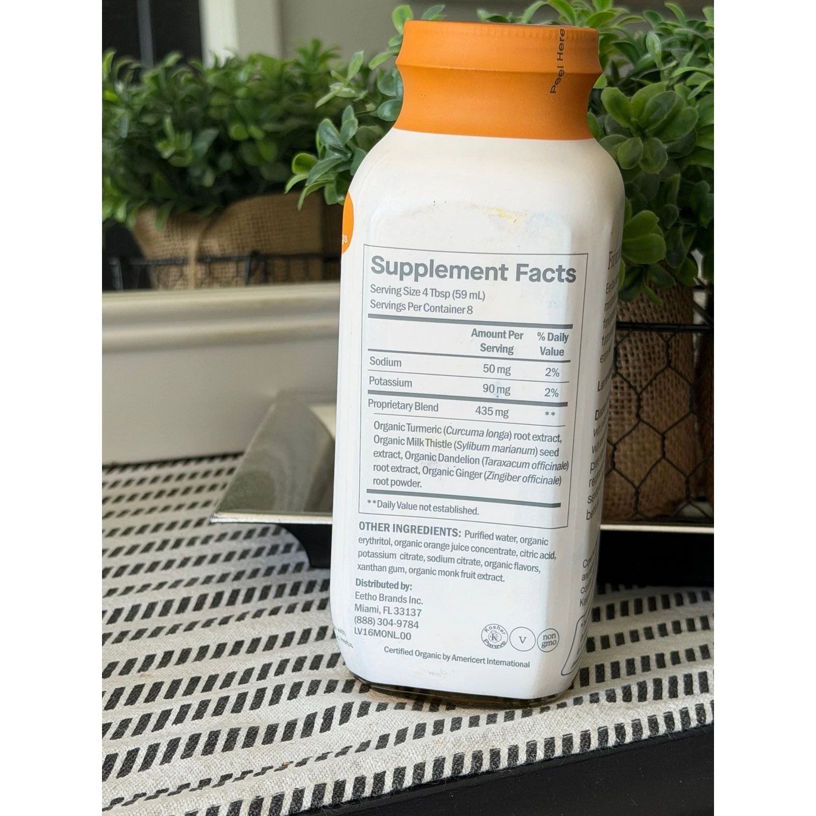 Dose For Your Liver Liquid Supplement Shot Orange 16oz 8 Servings Sealed