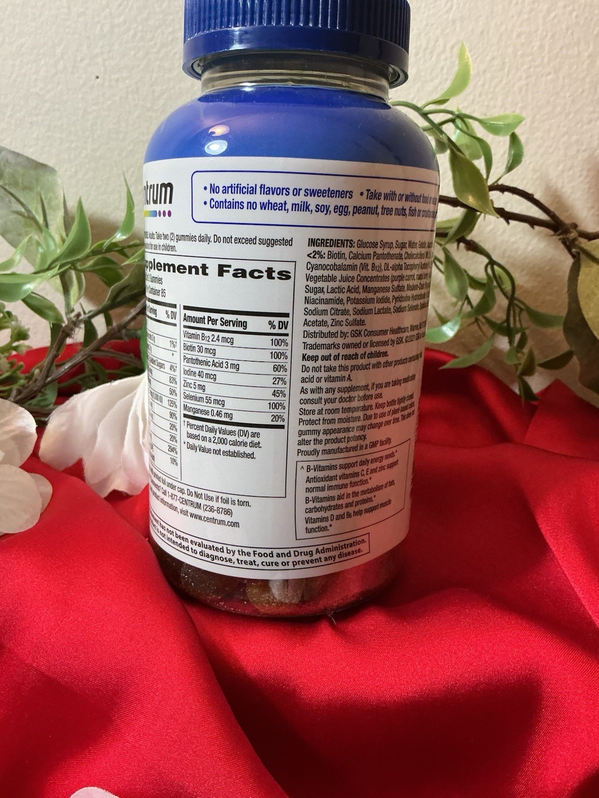 Centrum Men Multigummies Multivitamin/Multimineral Gummy, Fruit, 170 Ct