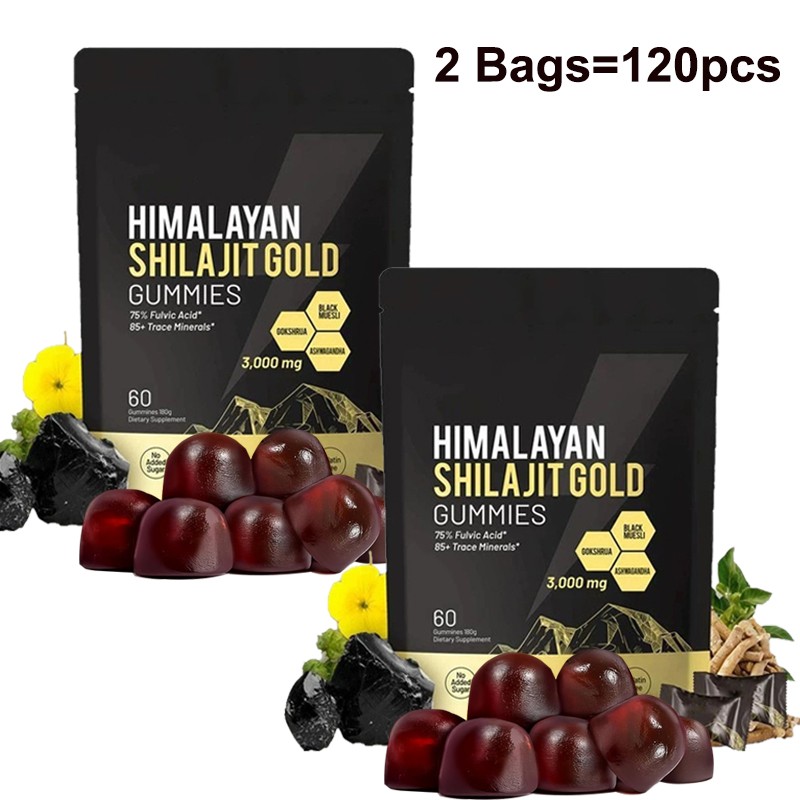 Shilajit 300 Gummies, Shilajit Micronutrient Supplement, Himalayan Premium fresh