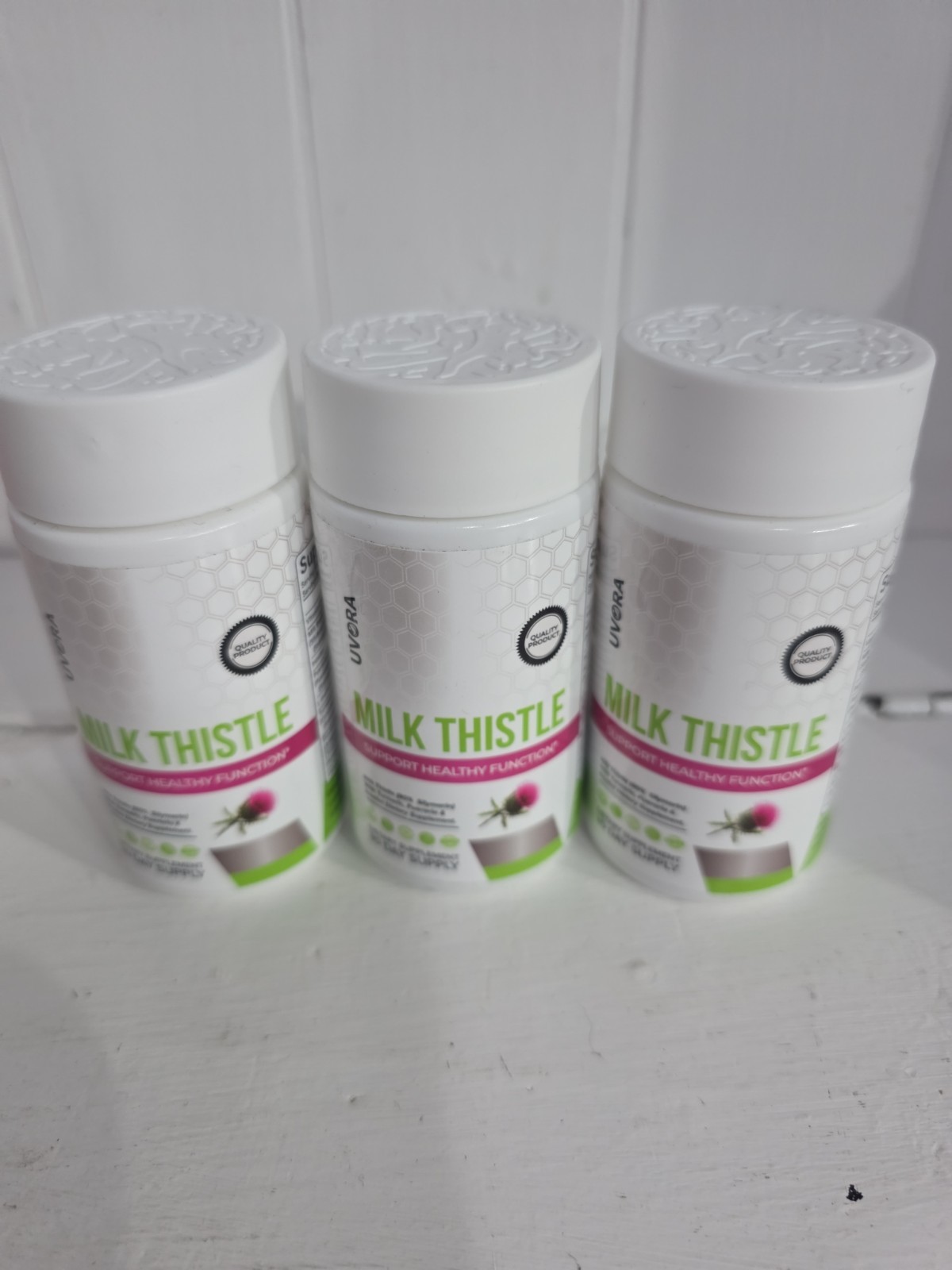 UVORA Milk Thistle Capsules 3 Pack Liver Support Detox Supplement