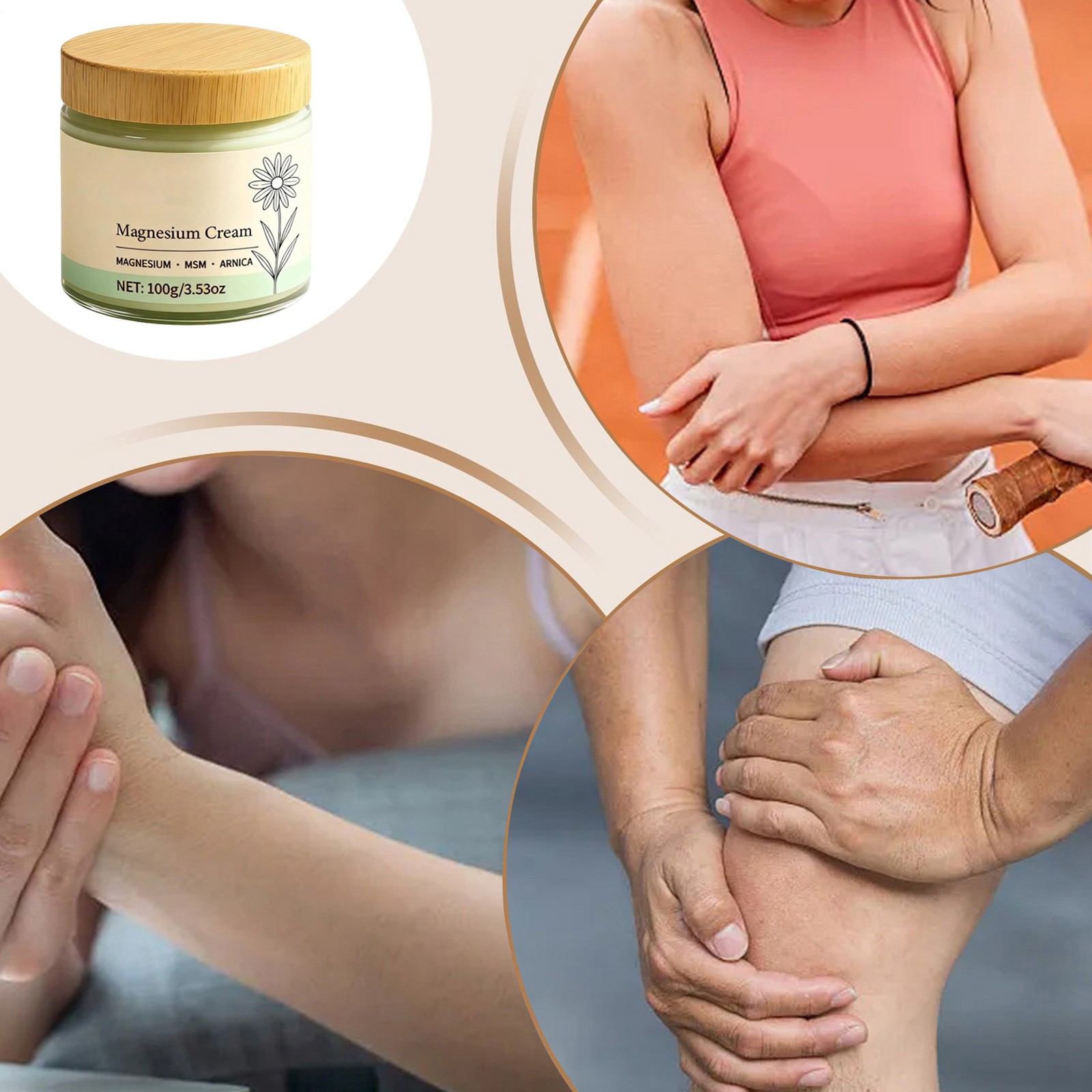 Joint Relief Cream 100g Muscle Soothing Cream Quick-Absorbing Bone Balm-