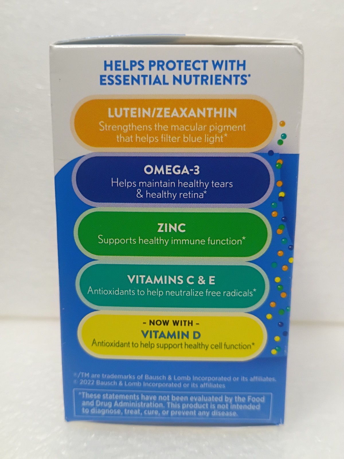 Ocuvite ~Eye Vitamin Supplement ~Adult 50+ ~30 Count Softgels ~Exp. 10/27
