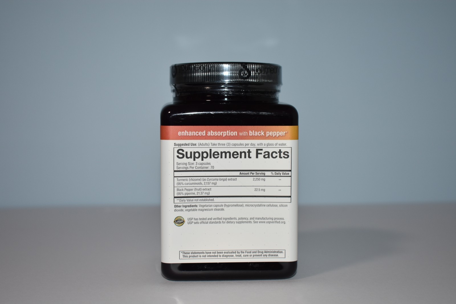 Youtheory Turmeric 2250mg 210 Capsules Curcumin 95% Supplement