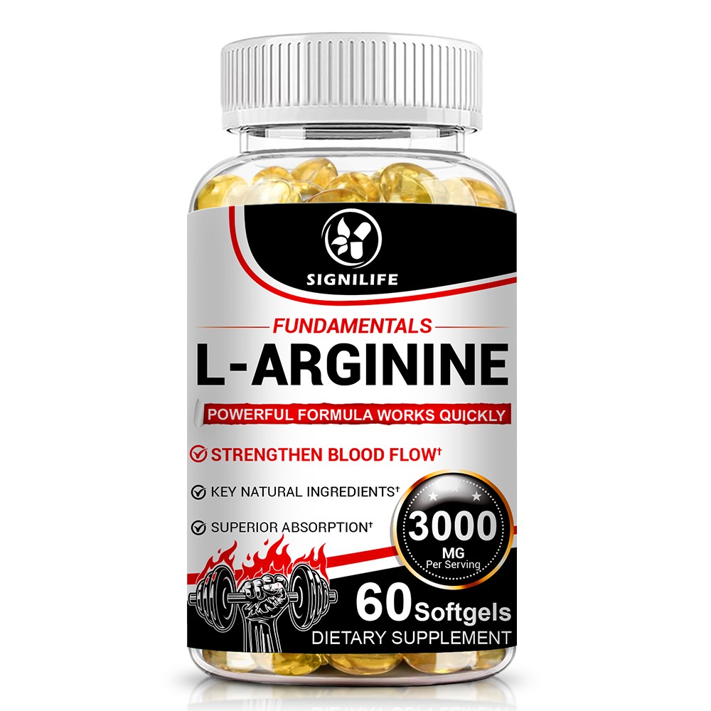Nitric Oxide Booster L-Arginine, L-Citrulline 3000mg 60 Caps HIGHEST POTENCY