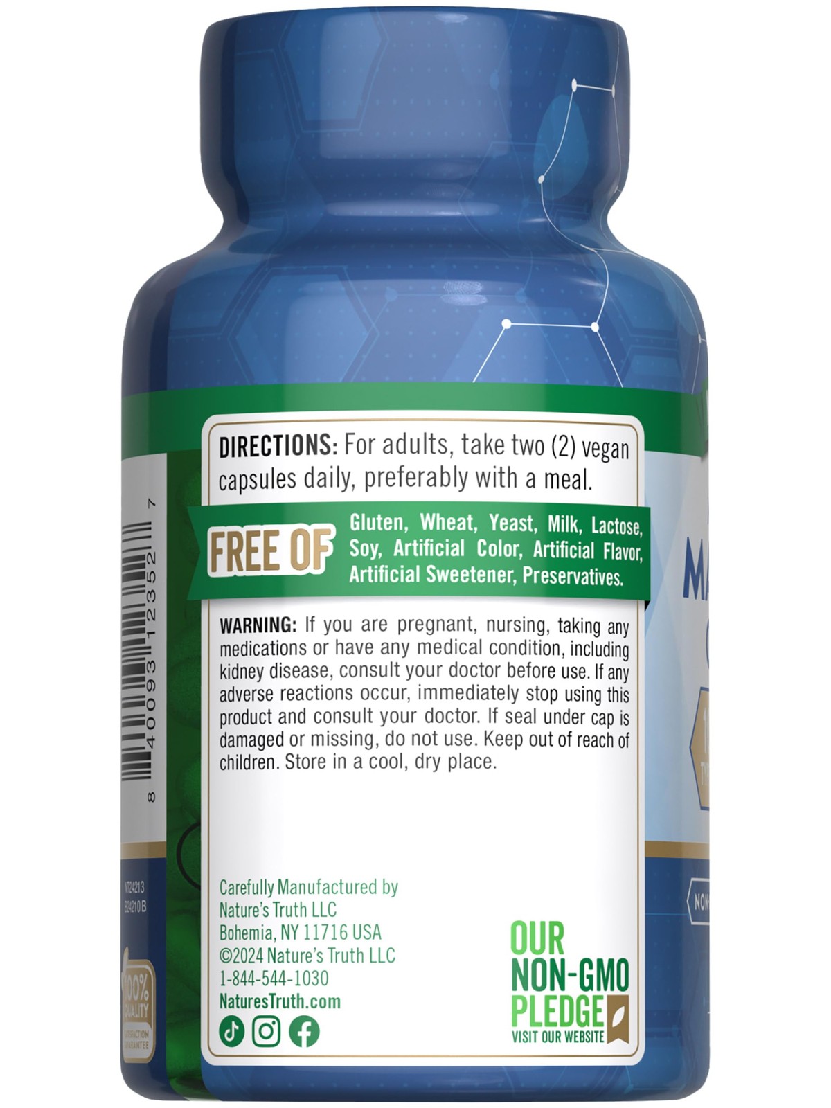 Nature’s Truth Magnesium Complex Supplement 10 Forms | 60 Count (Pack of 1)