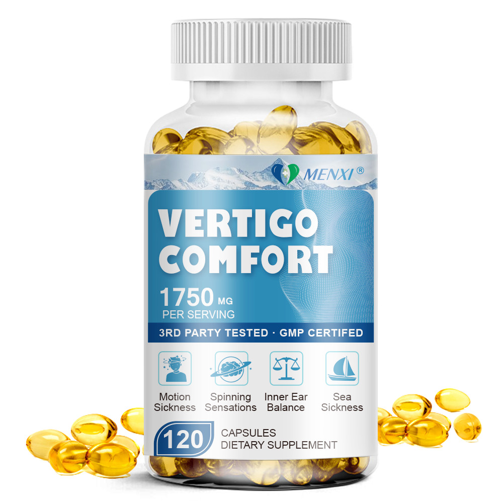 1750mg Vertigo Comfort 120 Capsules – Dizziness Relief Supplements, Body Balance
