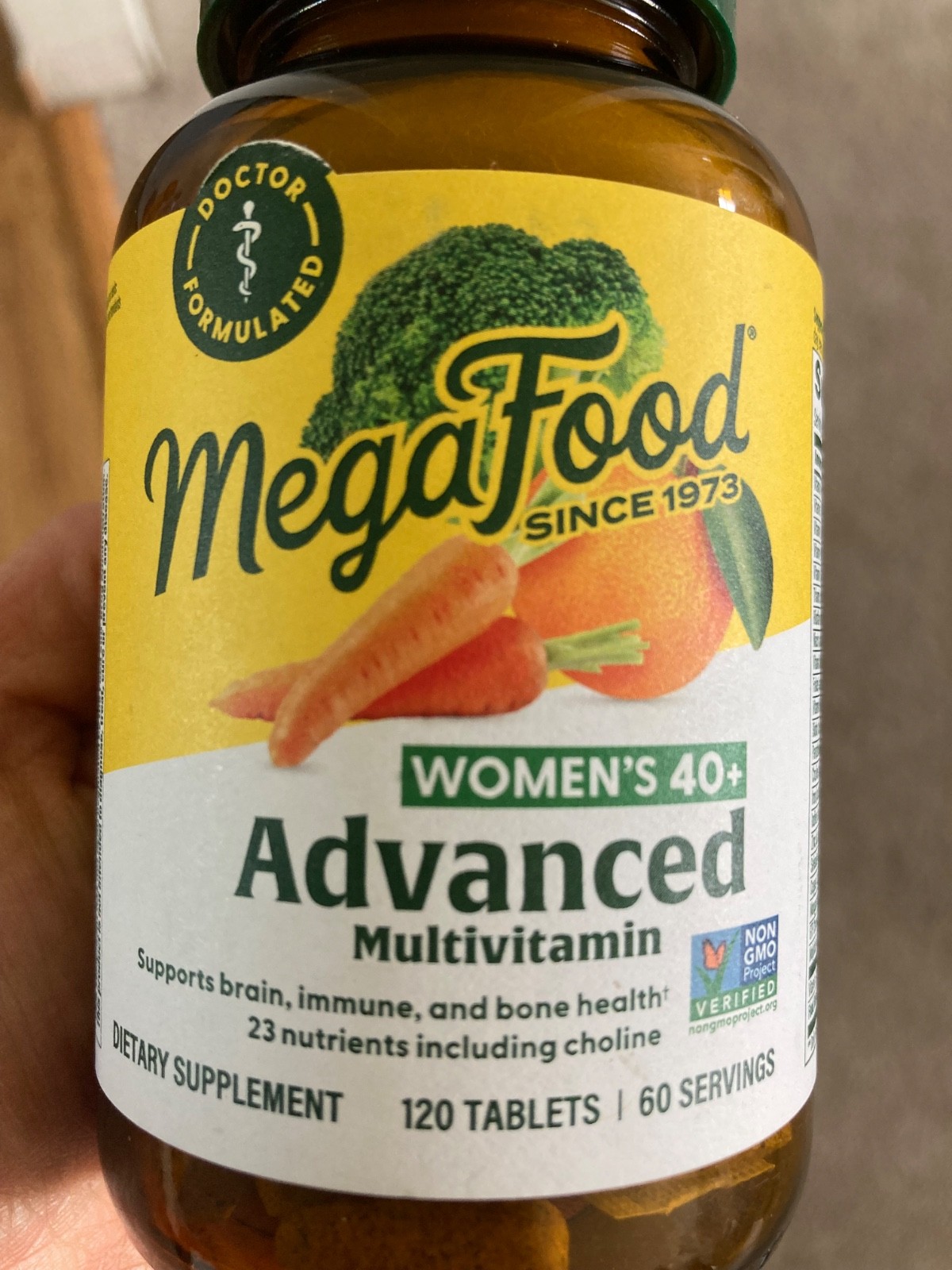 MegaFood Multi for Women 40 120 Tablets Dairy-Free, Gluten-Free, Kosher, NSF