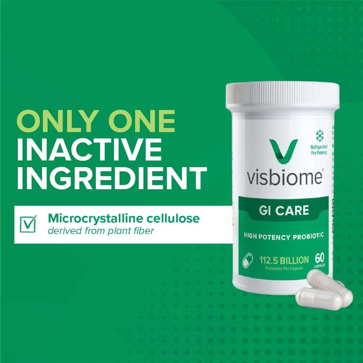 Visbiome® GI Care – High Potency Probiotic – 112.5 60 Count (Pack of 3)
