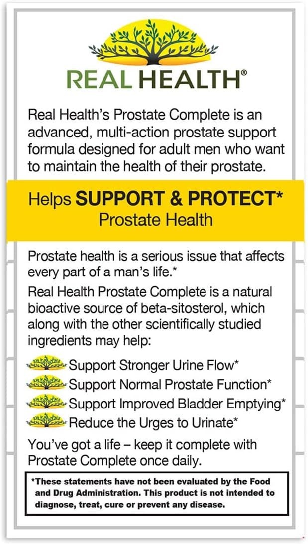 Real Health, Prostate Complete, 30 Softgels