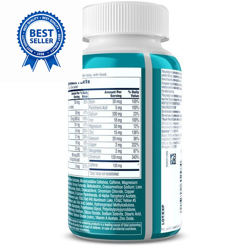 One A Day Women’s Active Metabolism Daily 120 Count (Pack of 1), Blue