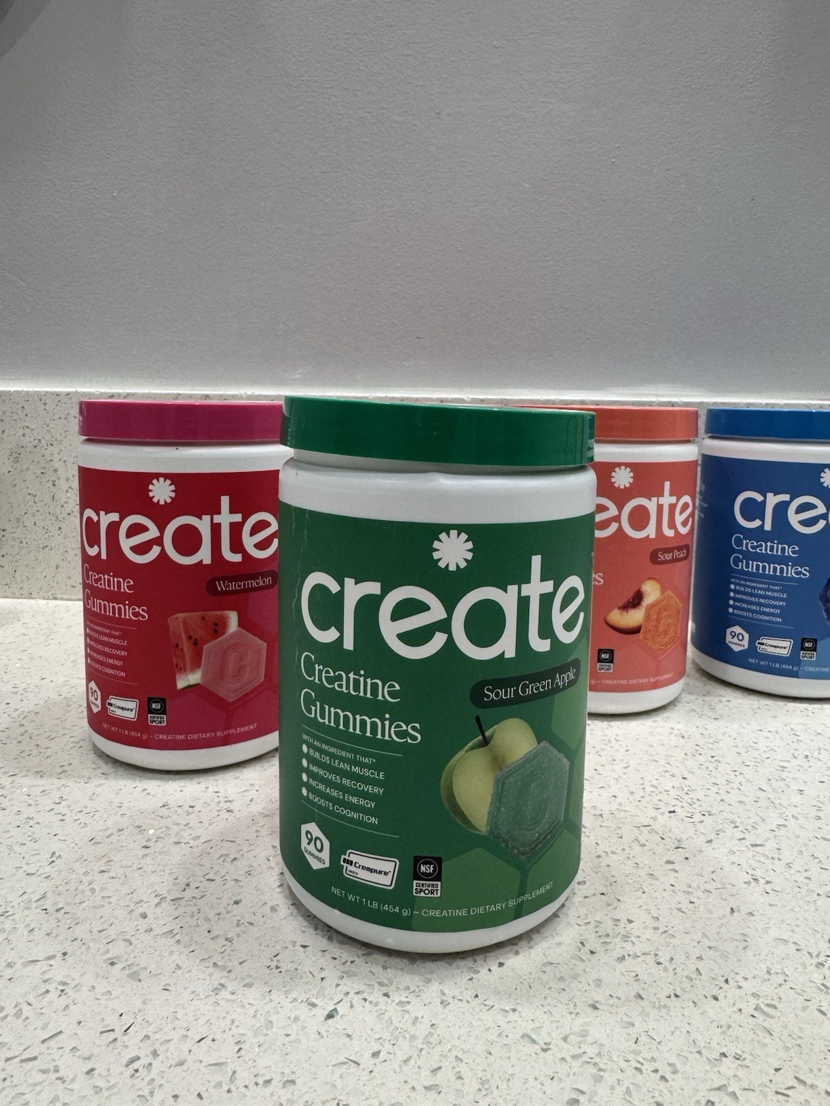 Create Creatine Monohydrate Gummies Strength, Orange 90unit *1 per order*