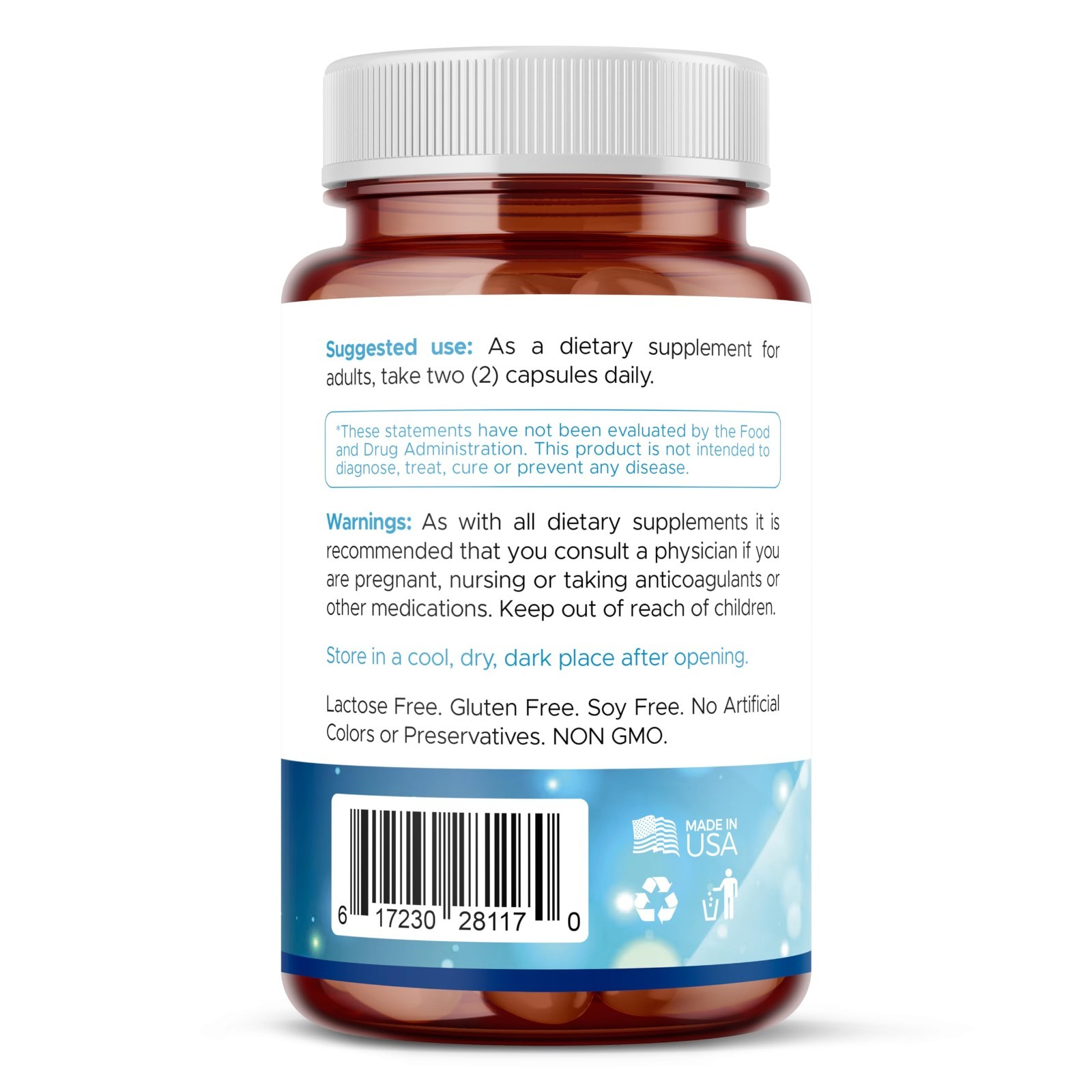 Natural Stem Cell Supplements 500mg – Anti-Aging, Longevity, Energy Boost, 120 C