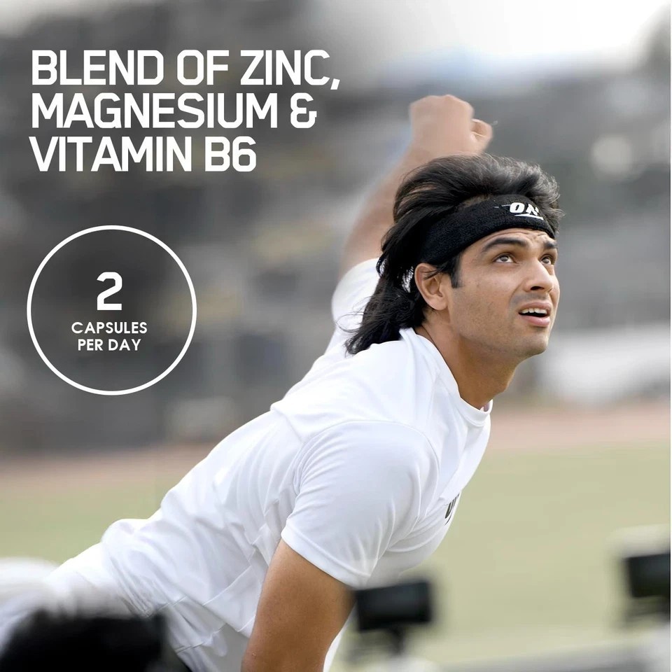 Optimum Nutrition ZMA 60 Caps Zinc Magnesium Aspartate | Strength & Recovery c99