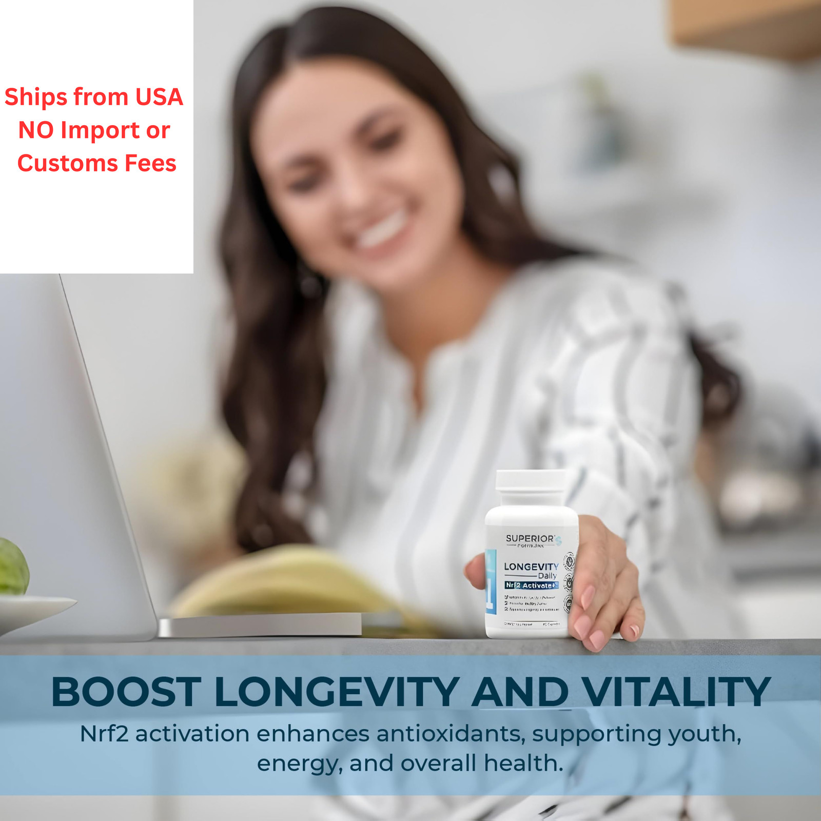Superior Formulas Nrf2 Activator Supplement – 60 Count (Pack of 1), Blue