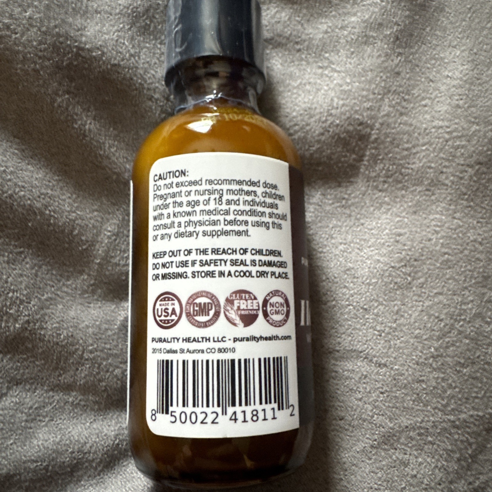 Purality Health Hair Renewal W/ Puredose Liposomal Absorption 2 Fl Oz New Sealed