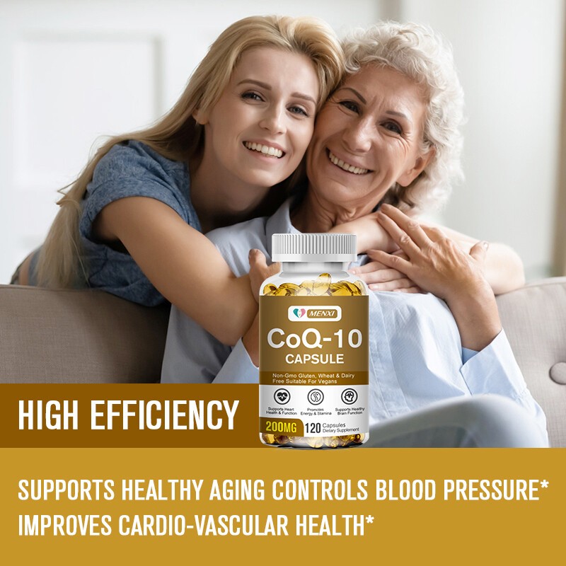 CoQ10 200mg SoftGels COQ10 – CQ10 Coenzyme Q10 Supplement, for Cellular Energy