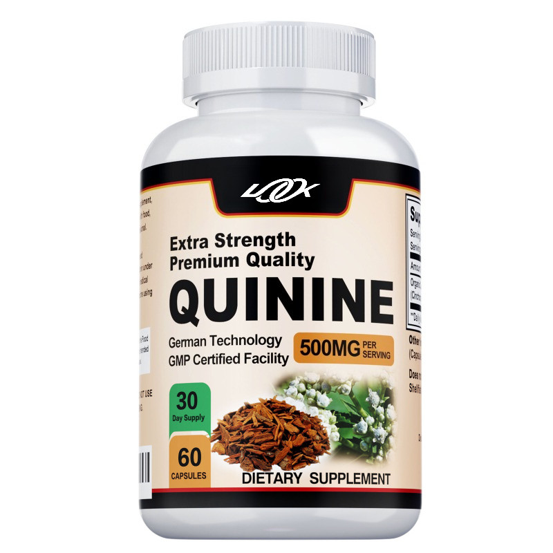 Quinine Capsules 500mg – Support Leg Cramps, Stomach Health & Immune System