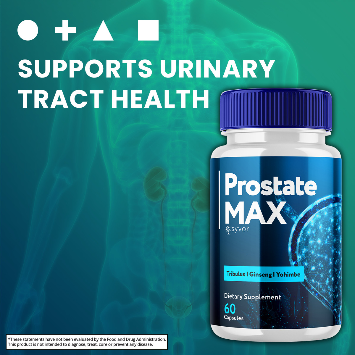 Prostate Max Formula Supplement Natural Vitamin for Health & Wellness 120 Caps