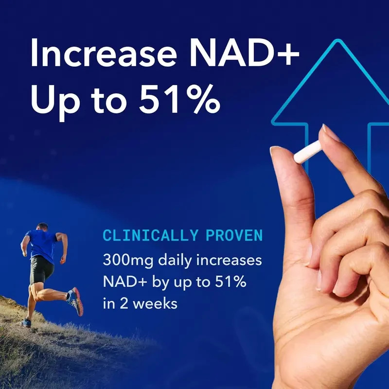 TRU NIAGEN Patented NAD + Supplement 300mg for Anti Aging & Cell Regeneration