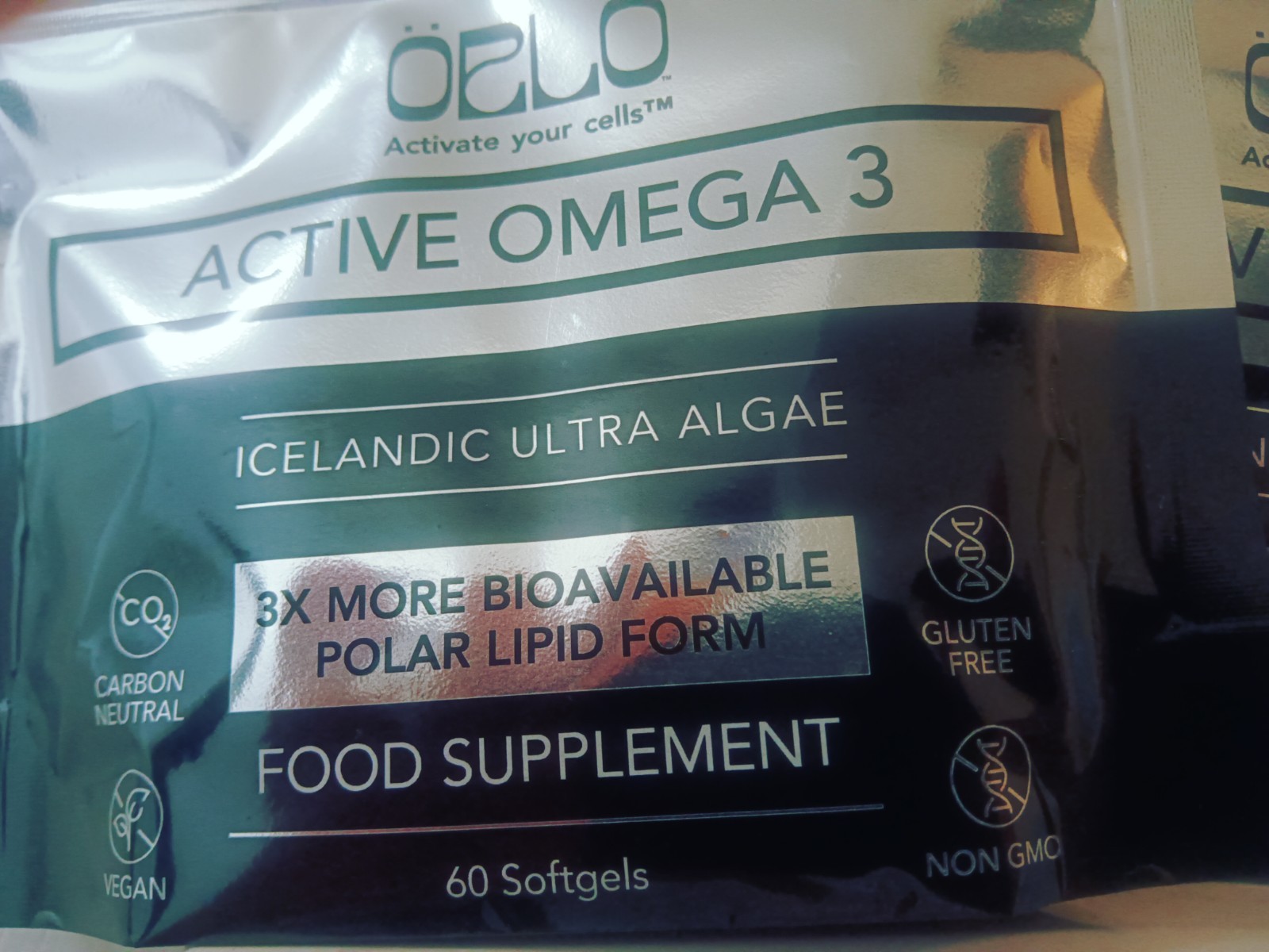 Orlo Active Your Cells Active Omega 3 Icelandic Ultra Algae (2 Unit)