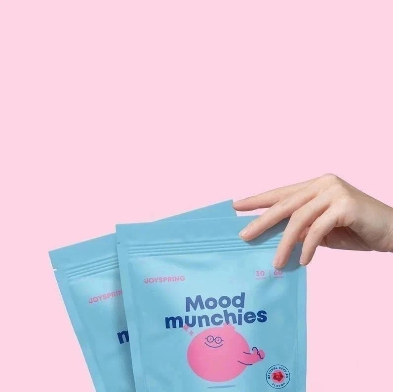 NEW 3PCS JoySpring Mood Munchies | Saffron Gummies for Mood & Focus Support