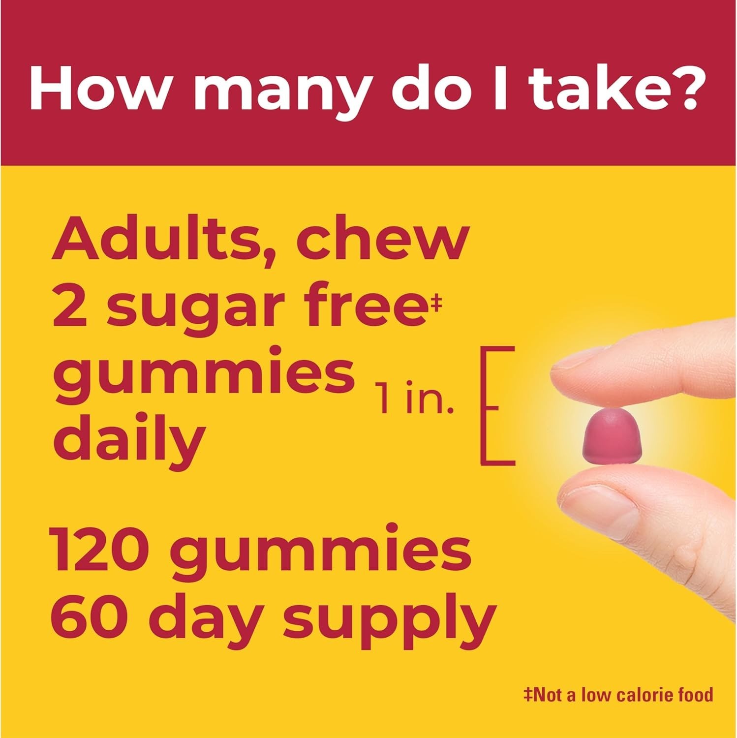 Delicious Strawberry Biotin Gummies – 2500 mcg for Hair, Skin & Nails, 120 Count
