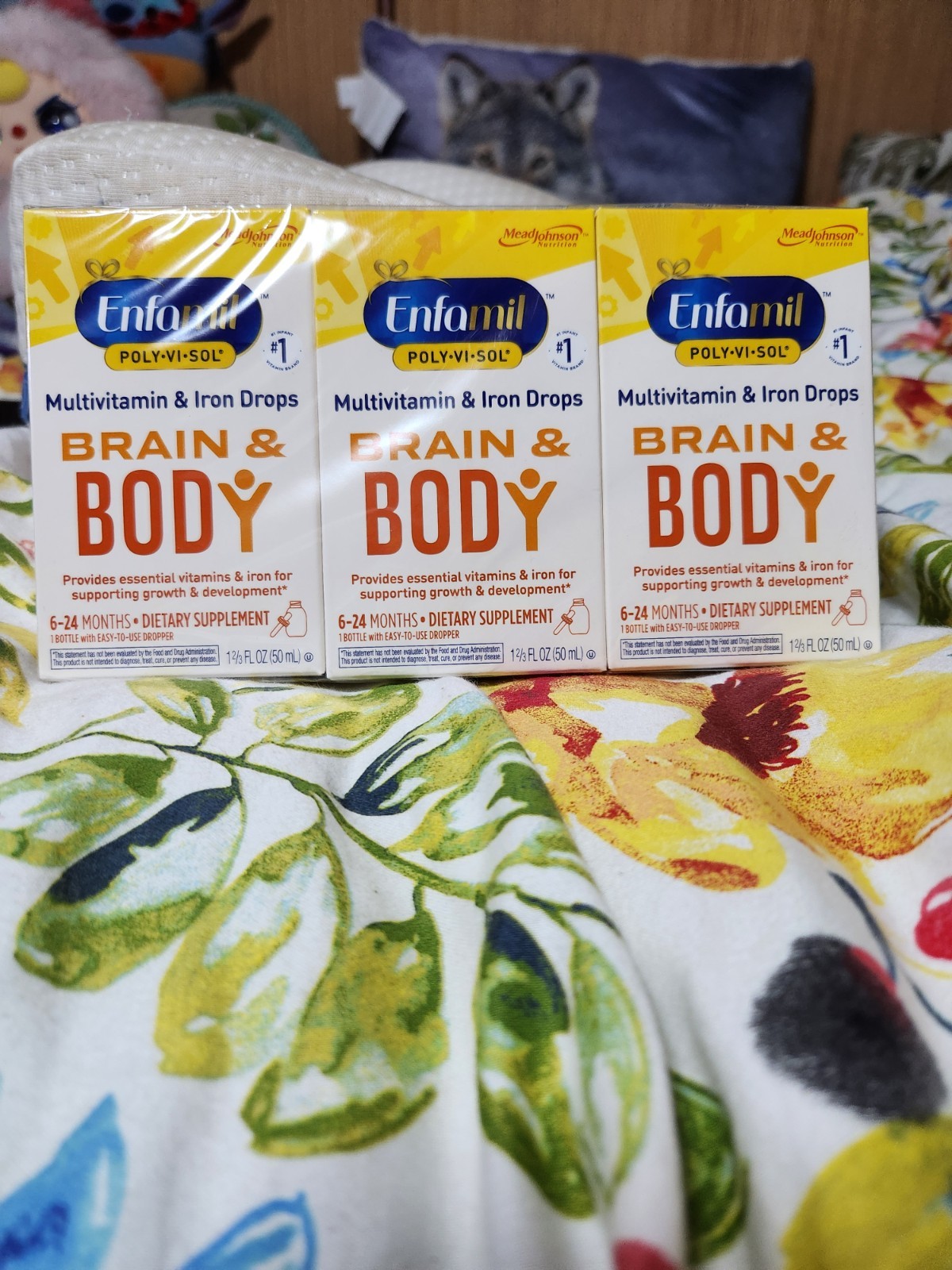 Enfamil Poly-Vi-Sol Multivitamin + Iron Liquid Drops, Youth, 1 2/3 fl oz