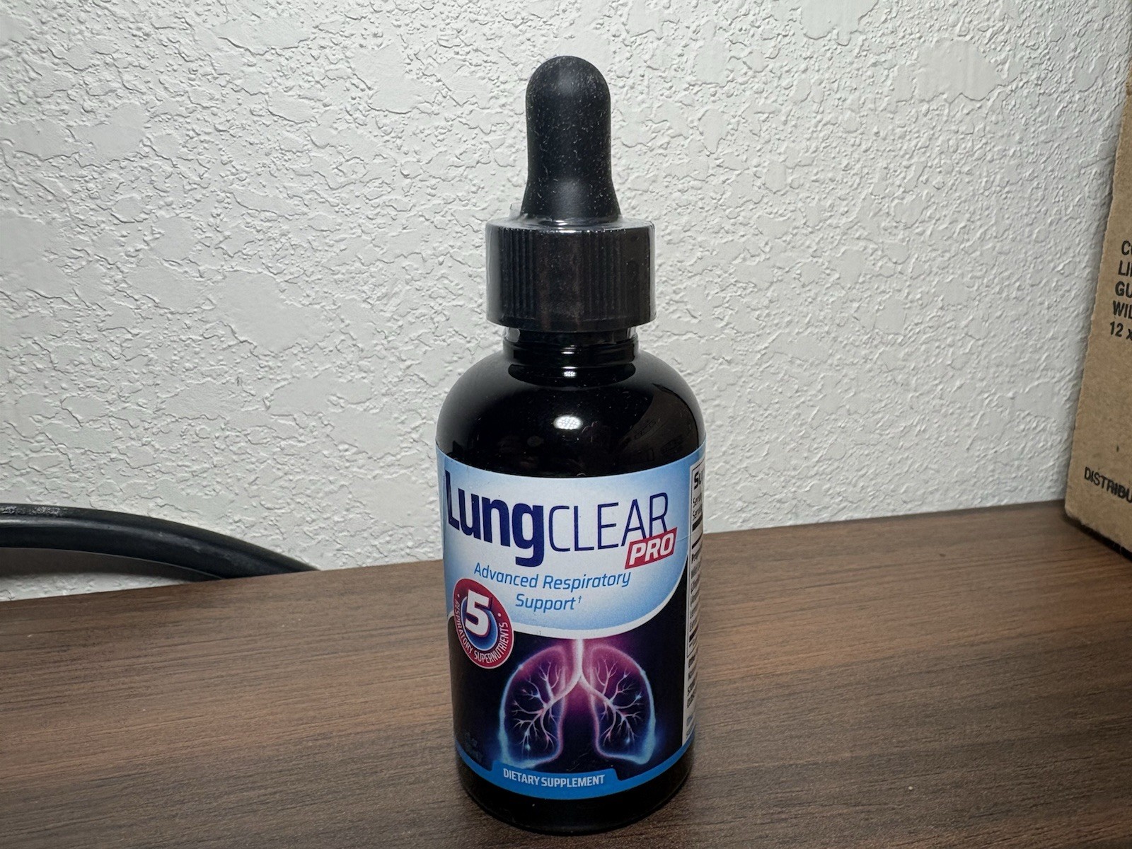 Lung Clear Pro Advanced Respiratory Support Drops 2 fl oz NEW SEALED Bottle