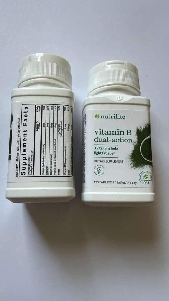 Nutrilite Vitamin B Dual-Action General Wellness Tablets 120 Count